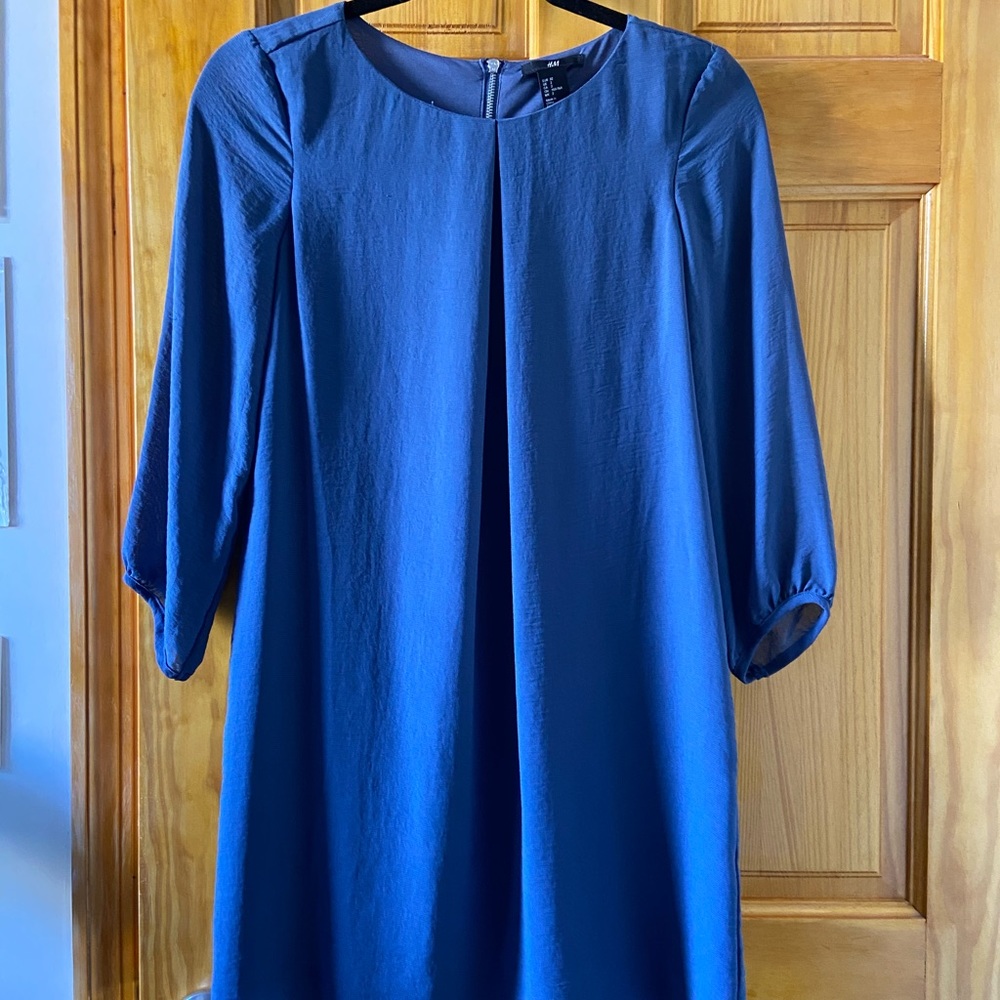 H&M blue dress